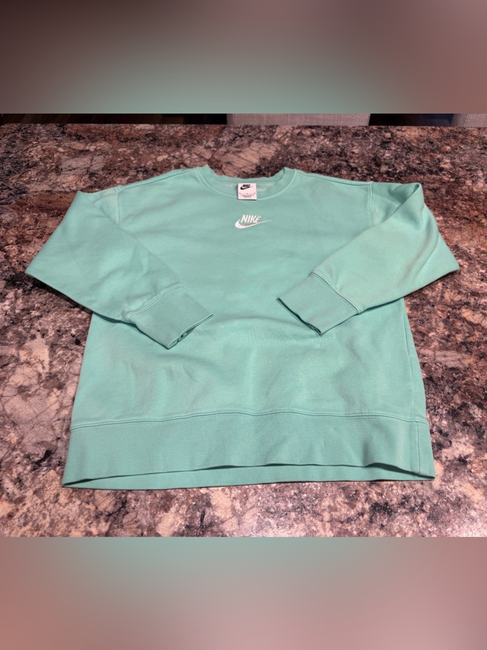 Nike Girl’s Mint Green Crewneck Sweatshirt